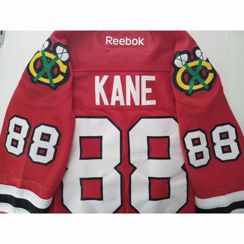 Reebok Chicago Blackhawks Patrick Kane Premier Stitched Jersey Mens Small Hockey